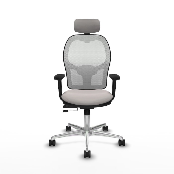 PIQUERAS Y CRESPO Silla de oficina Jorquera Blanca con Mecanismo Sincro/Traslack
