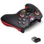 Spirit of Gamer XGP Gamepad Inalámbrico 2.4 GHz para PlayStation 3 y PC, Mando con 12 Botones, Vibración, Joystick Analógico 360° y Función Rapid Fire