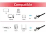 Equip 606105 Cable de Red 3 m Cat6a S/FTP (S-STP) Negro para 10 Gigabit Ethernet (10GBase-T) 10000 Mbit/s, PoE+, Blindado, Conectores RJ-45 Macho Dorados