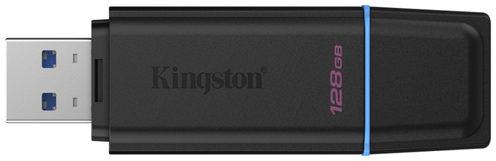 Kingston DataTraveler Exodia 128 GB USB 3.2 Gen 1 Negro/Azul Kingston DataTraveler Exodia 128 GB USB 3.2 Gen 1 Negro/Azul