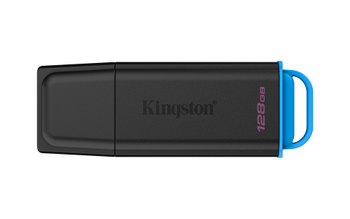 Kingston DataTraveler Exodia 128 GB USB 3.2 Gen 1 Negro/Azul Kingston DataTraveler Exodia 128 GB USB 3.2 Gen 1 Negro/Azul