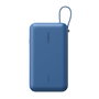 Belkin Power Bank 20.000 mAh con cable USB-C integrado, 45W, Azul