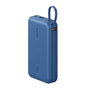 Belkin Power Bank 20.000 mAh con cable USB-C integrado, 45W, Azul