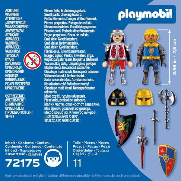 PLAYMOBIL Duo Pack Duelo de Caballeros 72175 PLAYMOBIL Duo Pack Duelo de Caballeros 72175