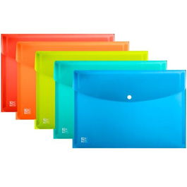 Oxford Sobres Con Broche Urban A3 Polipropileno C-Surtidos (Set de 5) (Set de 5)