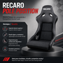 Recaro Pole Position - Asiento Bucket Piel Artificial y Dinamica Negro