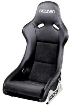 Recaro Pole Position ABE Asiento Bucket TÜV - Piel Sintética Negro Dinámica, para Piloto y Copiloto, RC070770885