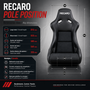 Recaro Pole Position - Asiento Bucket Piel Artificial y Dinamica Negro