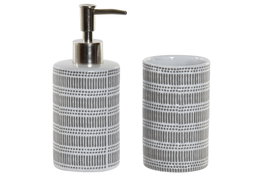 DKD Home Decor Vasos de Gres Surtidos 300 ml