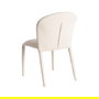 Silla Apilable Crema Tejido Salón 50 X 61 X 82 cm (Set de 4)