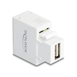 DeLOCK Módulo Keystone con puerto de carga USB Tipo-A Blanco 87744