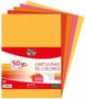 Grafoplas Pack 50 Cartulinas Fixo Paper DIN A4 180g Colores Fuertes