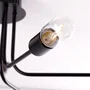 SKD Lámpara de Techo Modelo Adrian, SKU-P8002-BK en Negro, Diseño Moderno Chic, para Iluminación LED Interior
