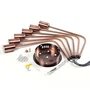 SKD Lámpara de Techo Modelo Adrian, SKU-P8002-BK en Negro, Diseño Moderno Chic, para Iluminación LED Interior