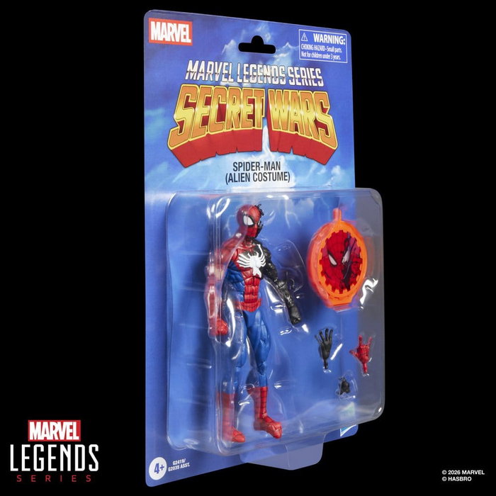 Hasbro Marvel Legends Spider-Man (Alien Costume) Secret Wars 15 cm