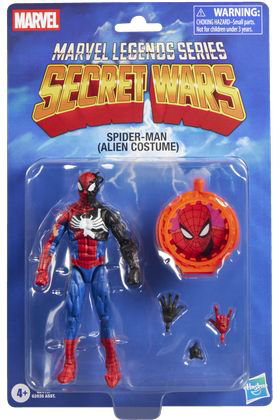 Hasbro Spider-Man (Alien Costume) Marvel Legends Series Secret Wars 15 cm