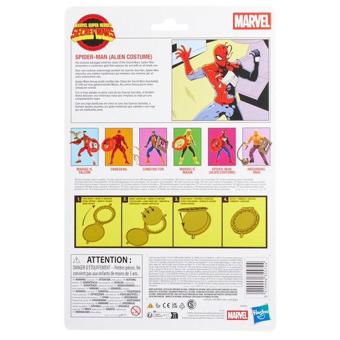 Hasbro Marvel Legends Spider-Man (Alien Costume) Secret Wars 15 cm
