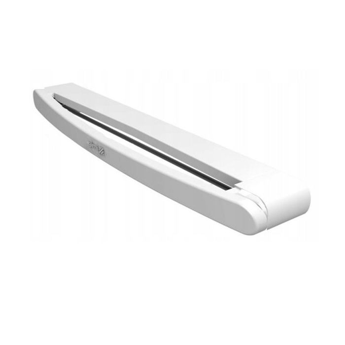 Gimi Tendedero Telepack 100, Tendido 7 m, Blanco, Resina y Aluminio, Multifuncional