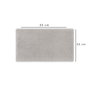 Mijölnir Chevron Gris Claro Toalla de Baño 100% Algodón 33 x 33 cm