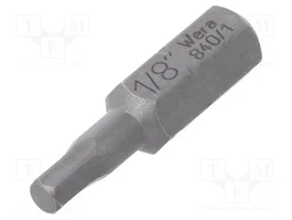 WERA Punta de destornillador Hex-Plus HEX 1/8 pulgada