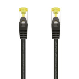 AISENS - CABLE DE RED LATIGUILLO RJ45 LSZH CAT.7 600 MHZ S/FTP PIMF AWG26, NEGRO, 0.5M