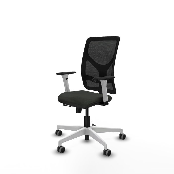 PIQUERAS Y CRESPO Silla de oficina Motilla Negro con mecanismo Sincro/Traslack PIQUERAS Y CRESPO Silla de oficina Motilla Negro con mecanismo Sincro/Traslack