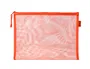 Liderpapel Bolsa Zipper Bag Multiusos Poliéster Transpirable DIN A5 Naranja