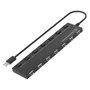 Conceptronic HUBBIES08BP Hub USB 2.0 de 7 puertos con adaptador de corriente