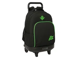 Safta Mochila con Ruedas Real Betis Balompié Compacta y Extraíble - 450x330x220 mm