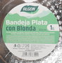 Algon Bandeja Redonda de Plata con Blonda 30 cm (30 Unidades)