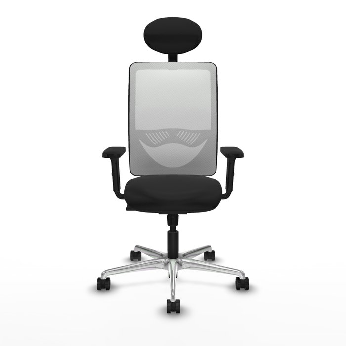 PIQUERAS Y CRESPO Silla de oficina Zulema con mecanismo Sincro, Negro y Blanco PIQUERAS Y CRESPO Silla de oficina Zulema con mecanismo Sincro, Negro y Blanco