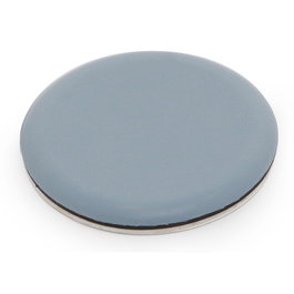 HERRAJES ALK Reto Deslizante Redondo Base Ptef Con Adhesivo Ø50 8 Unidades