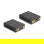 DeLOCK 65957 KVM Extender Set con Cable Cat.6/6a, HDMI, 4K 60Hz, Hasta 70m, Transmisor y Receptor