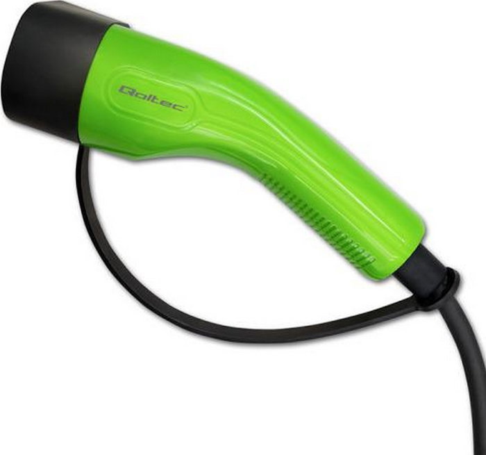 Qoltec 2w1 Typ2 Cargador de coche portátil 11kW Trifásico 5m