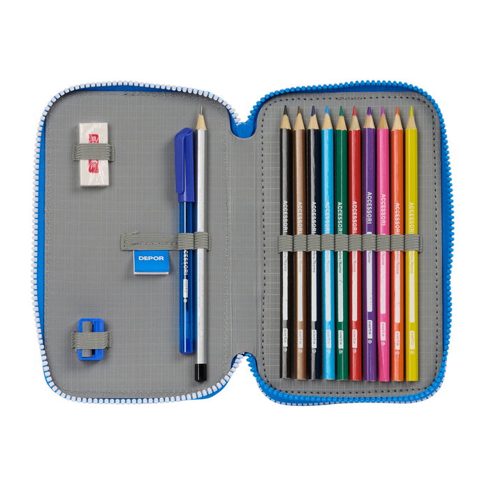 Safta Plumier Escolar Doble Cremallera Real Deportivo de La Coruña 28 Pcs Safta Plumier Escolar Doble Cremallera Real Deportivo de La Coruña 28 Pcs