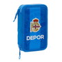 Safta Plumier Escolar Doble Cremallera Real Deportivo de La Coruña 28 Pcs