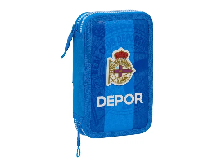Safta Plumier Escolar Doble Cremallera Real Deportivo de La Coruña 28 Pcs Safta Plumier Escolar Doble Cremallera Real Deportivo de La Coruña 28 Pcs