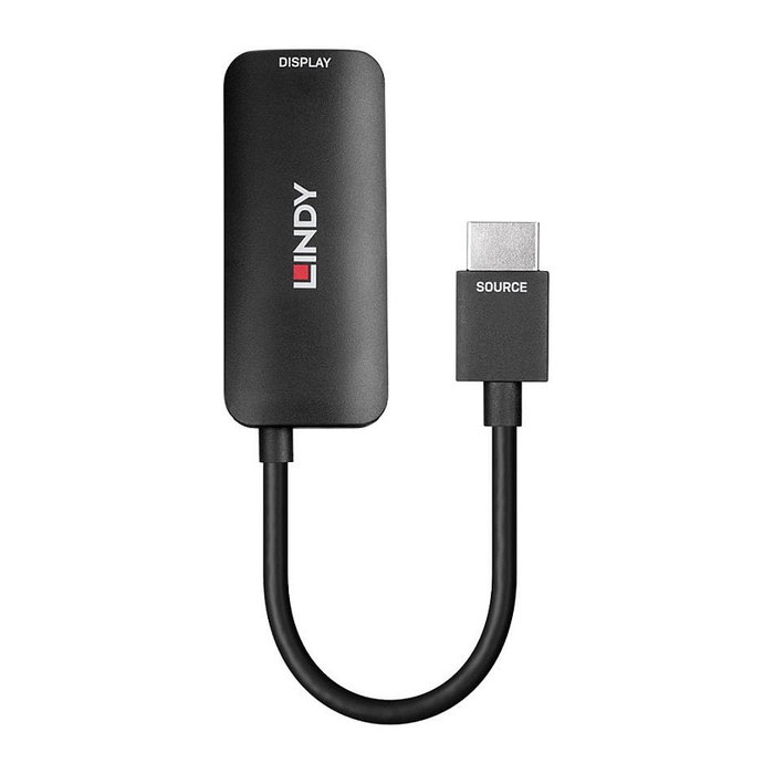 Lindy Conversor HDMI 8K60 a DisplayPort 1.4, Negro