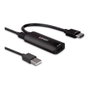 Lindy Conversor HDMI 8K60 a DisplayPort 1.4, Negro