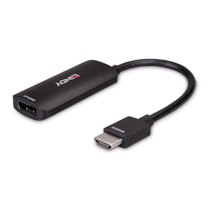 Lindy Conversor HDMI 8K60 a DisplayPort 1.4, Negro