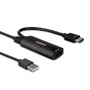Lindy 38329 Adaptador de Cable HDMI a DisplayPort 8K@60Hz 48Gbps, HDMI 2.1 Macho a DisplayPort 1.4 Hembra, Negro, 0.157 m