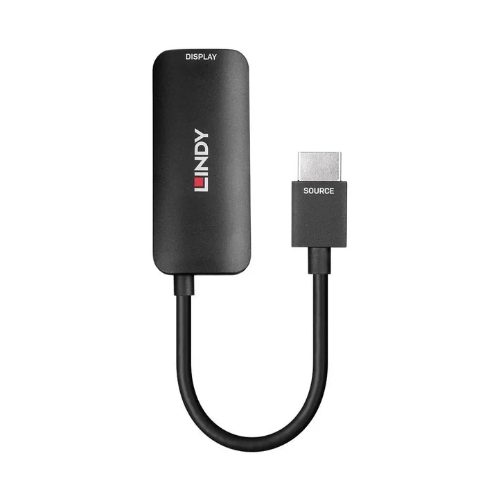 Lindy 38329 Adaptador de Cable HDMI a DisplayPort 8K@60Hz 48Gbps, HDMI 2.1 Macho a DisplayPort 1.4 Hembra, Negro, 0.157 m Lindy 38329 Adaptador de Cable HDMI a DisplayPort 8K@60Hz 48Gbps, HDMI 2.1 Macho a DisplayPort 1.4 Hembra, Negro, 0.157 m