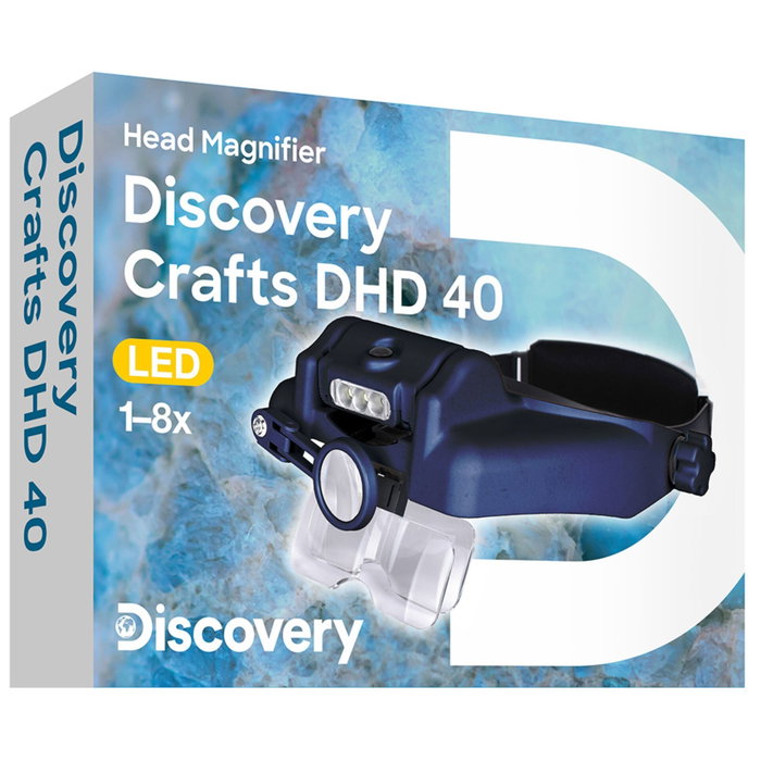 Discovery Crafts DHD 40 Head Magnifier con iluminación LED