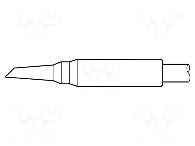 JBC TOOLS Pico con cono truncado de 0,6mm JBC TOOLS Pico con cono truncado de 0,6mm