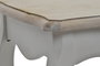 DKD Home Decor Mesita Auxiliar Tradicional Versalles3 Blanco Natural Madera Abeto 40 x 61 x 60 cm Set de 3