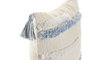 DKD Home Decor Cojín de Poliéster con Aplicaciones Blanco 45x45 cm