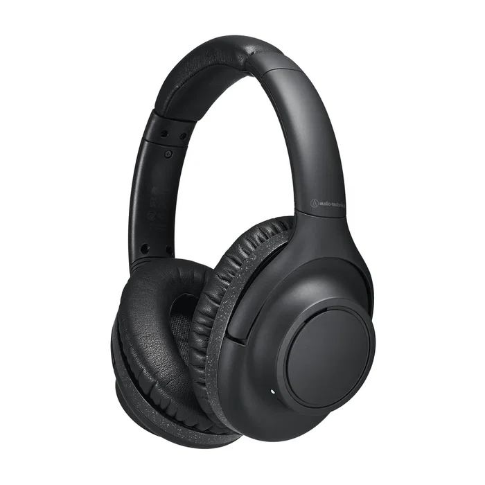 Audio-Technica ATH-S300BT Auriculares Bluetooth 5.1 Inalámbrico y con Cable para Viajar, Gaming y Deporte, Diadema Circumaural, Cancelación de Ruido Híbrida, Autonomía 60h, Negro
