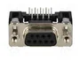 HARTING Conector D-Sub 9 pines hembra angular 90°