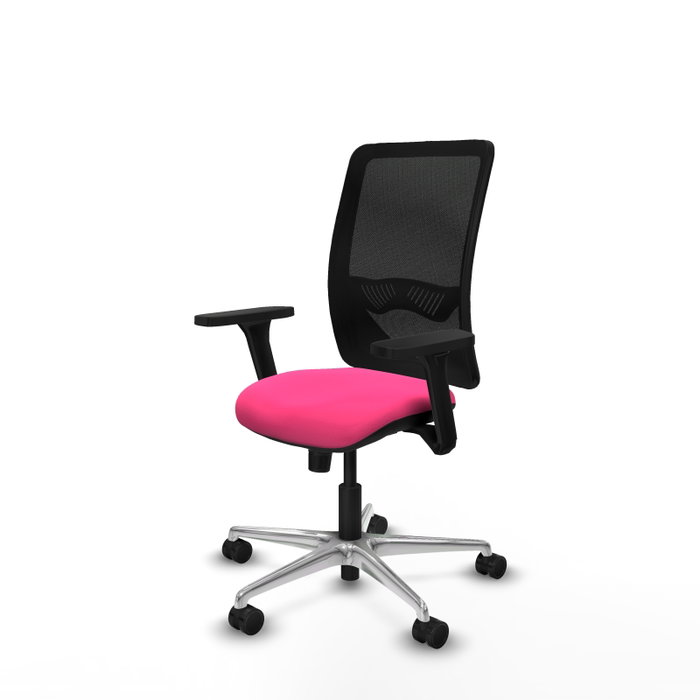PIQUERAS Y CRESPO Silla de oficina Zulema con Mecanismo Sincro, Rosa y Negro PIQUERAS Y CRESPO Silla de oficina Zulema con Mecanismo Sincro, Rosa y Negro