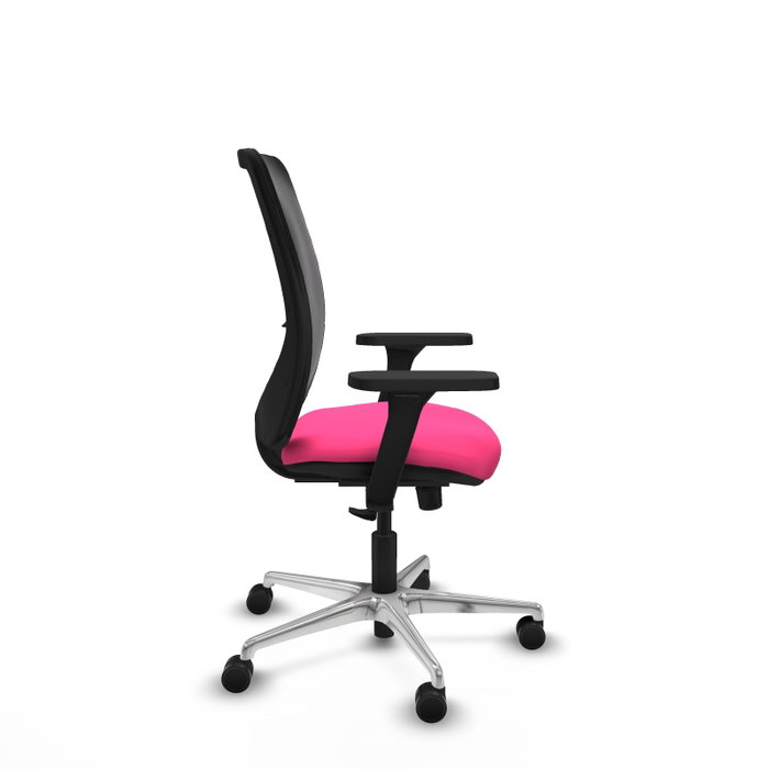 PIQUERAS Y CRESPO Silla de oficina Zulema con Mecanismo Sincro, Rosa y Negro PIQUERAS Y CRESPO Silla de oficina Zulema con Mecanismo Sincro, Rosa y Negro